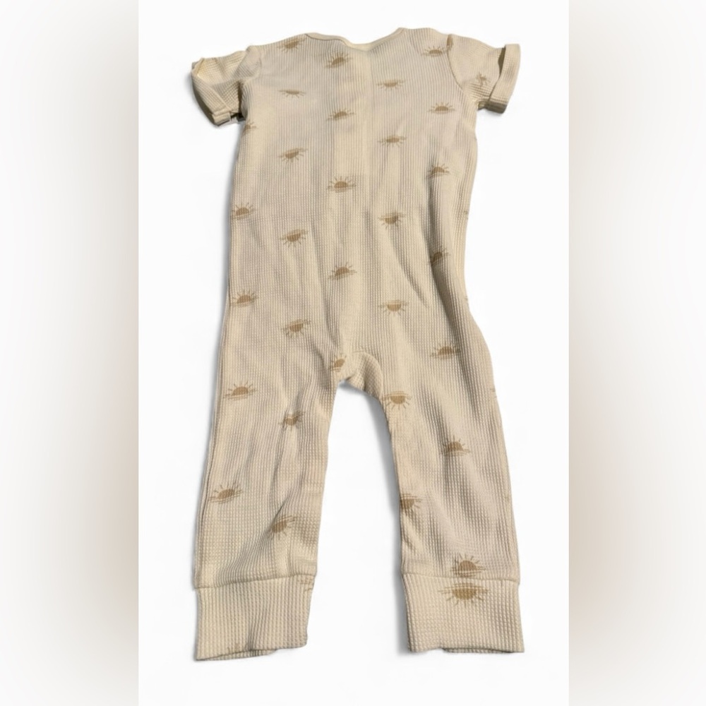 Modern Moments by Gerber Waffle Romper | Baby Unisex | NWT - Picture 3 of 5